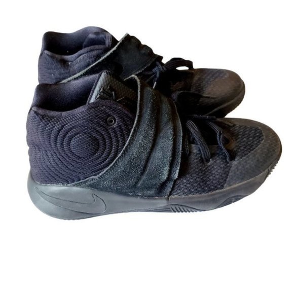 𝅺nike KYRIE 2 “TOUCH FACTOR” BASKETBALL BLACK SNEAKERS. SIZE 4.5 - Picture 11 of 12